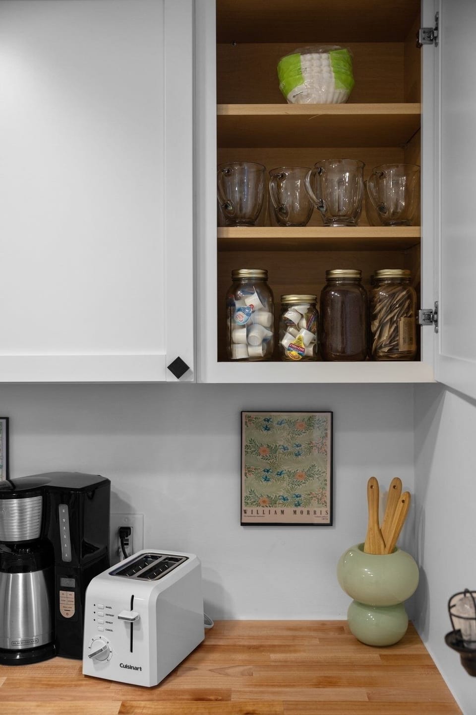 Downstairs kitchen helps make dining Al fresco by the lake easy & stair free