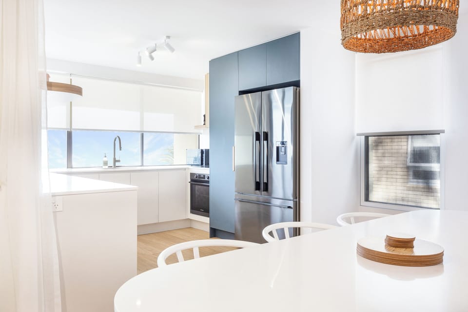 Superior Apartment, Ocean View | Private kitchen | Electric kettle, toaster