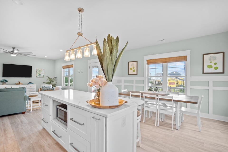 Island and Dining Area