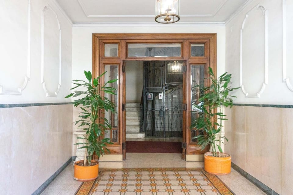 Interior entrance