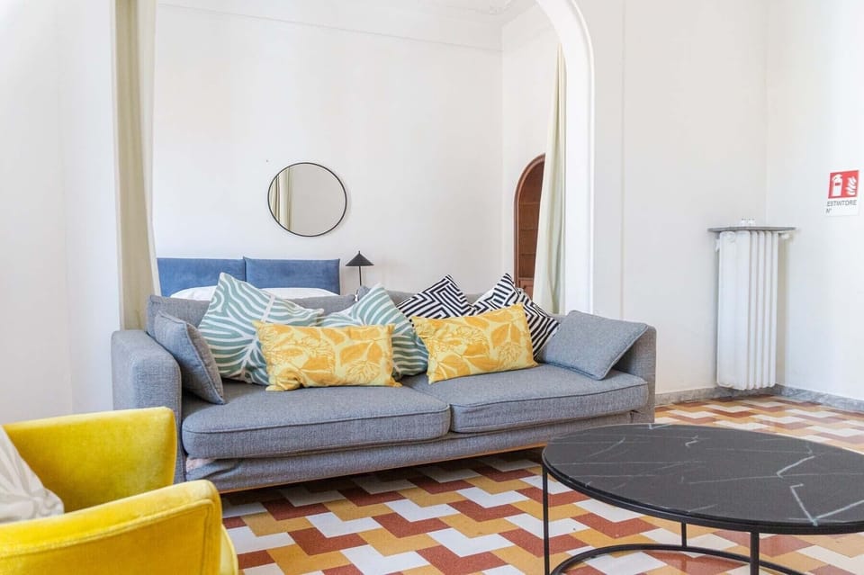 Classic Apartment, 4 Bedrooms, Non Smoking, City View | Living area | Flat-screen TV