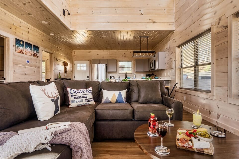 Cozy up in style! Spacious living area perfect for relaxing, dining, and unwinding.