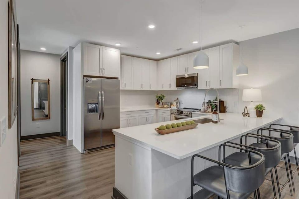 Gather and cook together in the spacious, open kitchen.