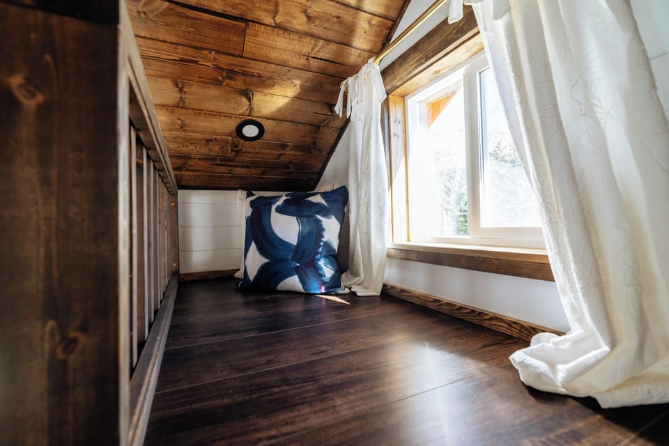 Mini loft; accessible by ladder only.