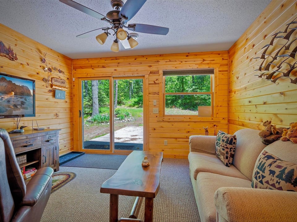 Den with sleeper sofa