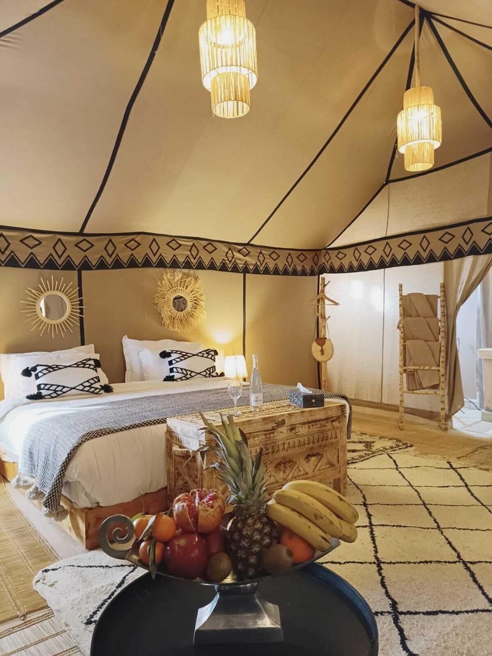 Luxury Tent, 1 King Bed, Desert View | Premium bedding, down comforters, Select Comfort beds, desk