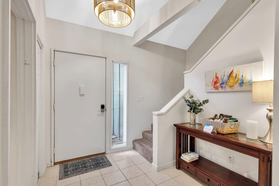Access to the second floor