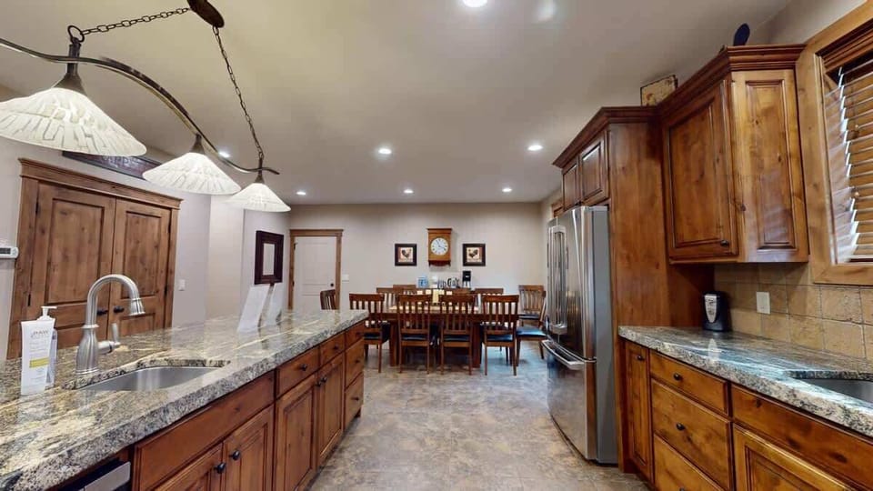 Perfect kitchen to cook a home cooked meal during your stay.