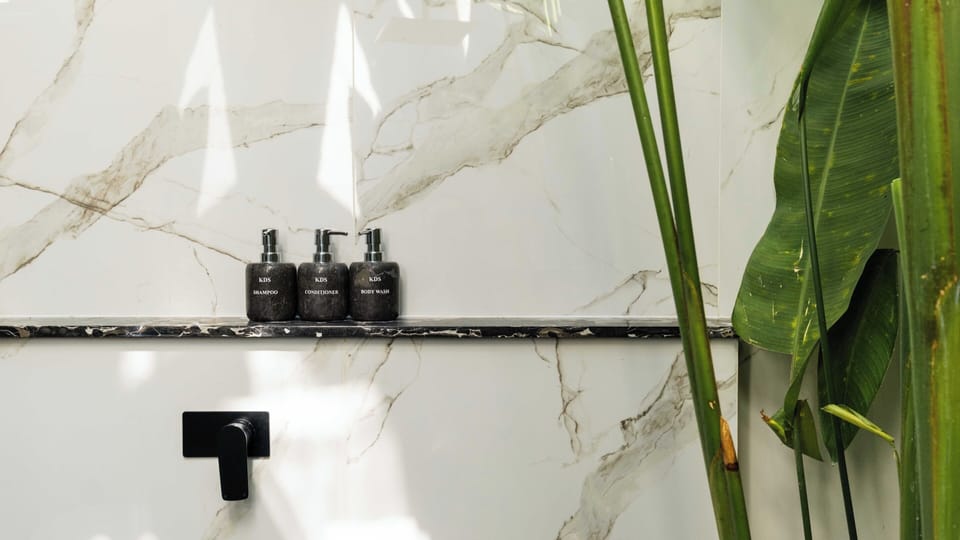Villa, 5 Bedrooms | Bathroom | Separate tub and shower, rainfall showerhead, hair dryer, towels