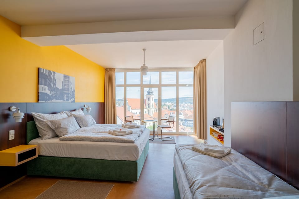 Panoramic Room, Multiple Beds, City View, Executive Level | Premium bedding, Tempur-Pedic beds, minibar, in-room safe