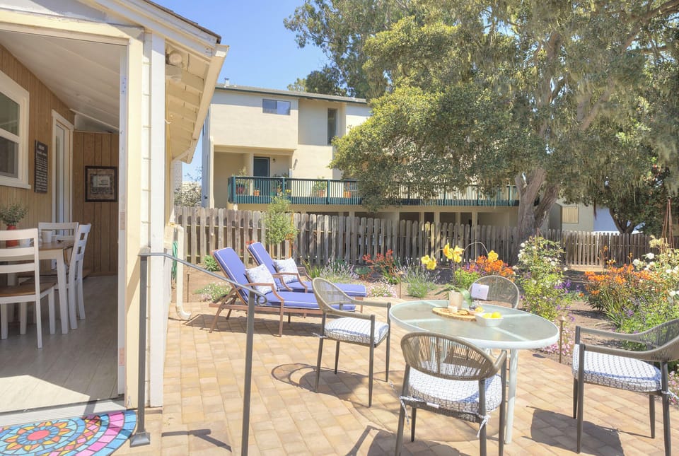 Outdoor Patio with a Gas Grill