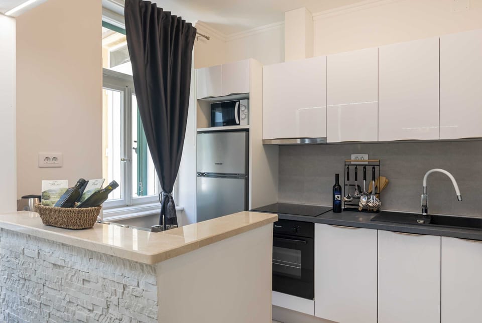 Apartment (One Bedroom Apartment with Terrace) | Private kitchen | Fridge