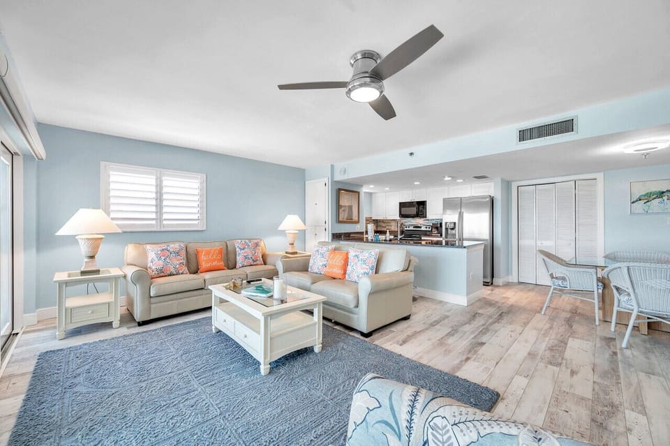 Bright open-concept space combining the living area & kitchen for effortless gathering.
