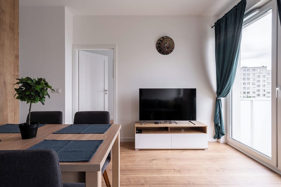 Classic Apartment, City View | Living area | 27-inch flat-screen TV with satellite channels, streaming services