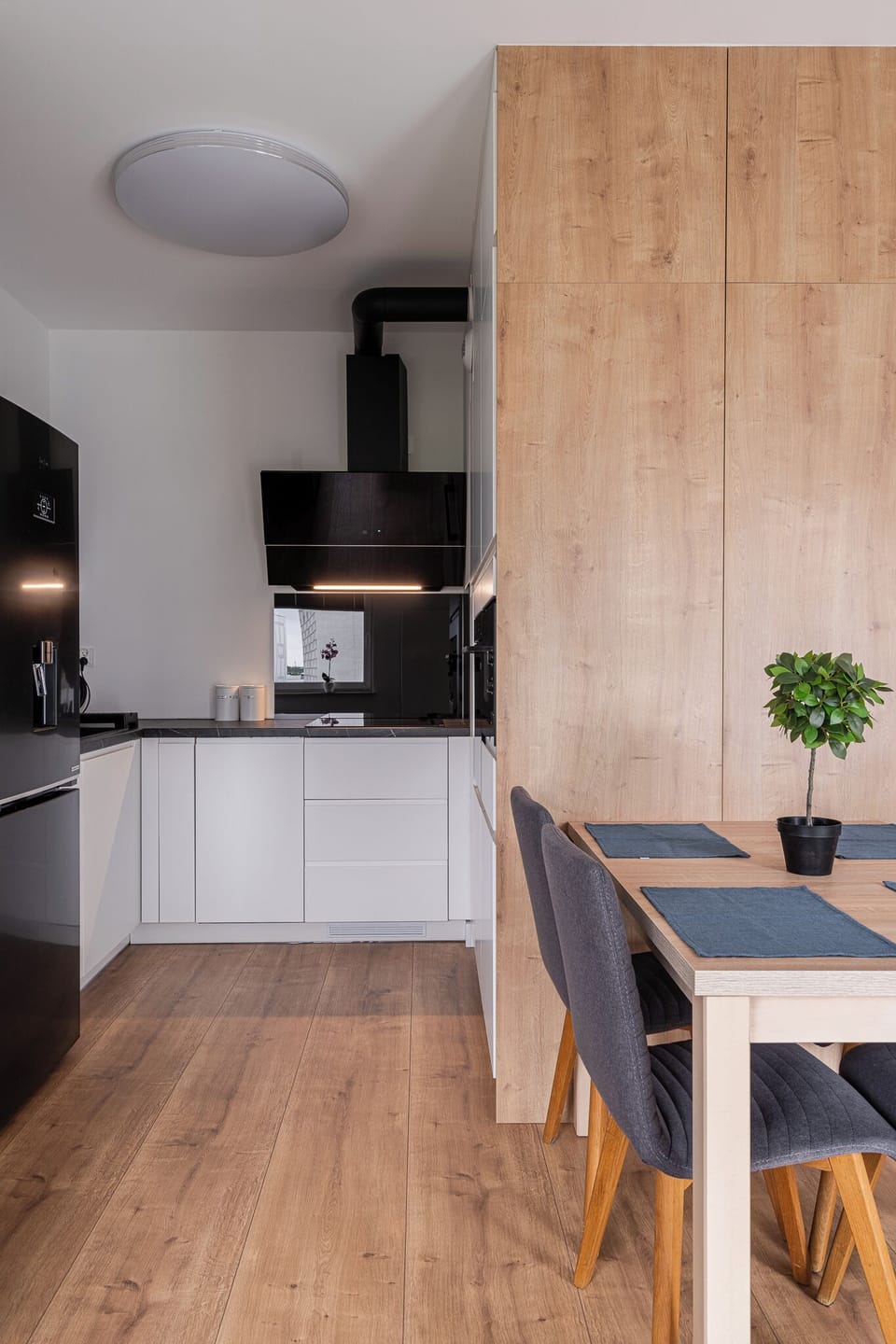Classic Apartment, City View | Private kitchenette | Fridge, microwave, oven, stovetop