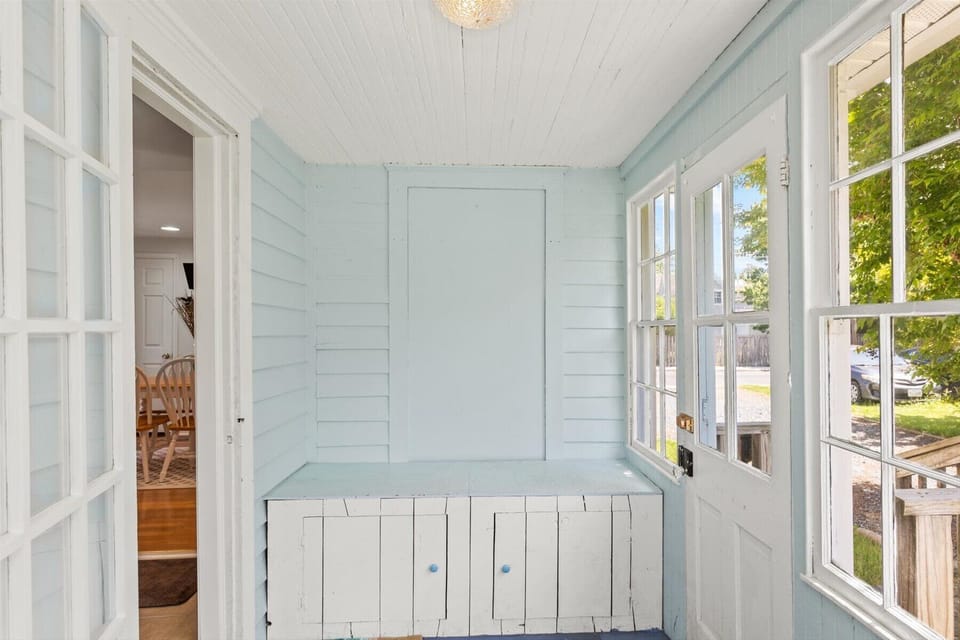 Mud Room leads to Brand New Deck