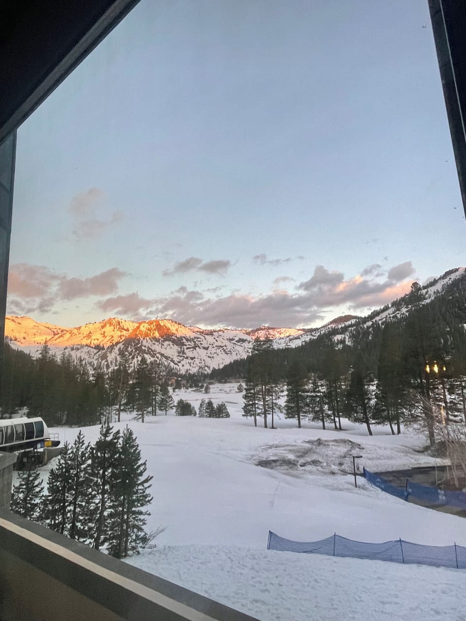 Sunset from your window.