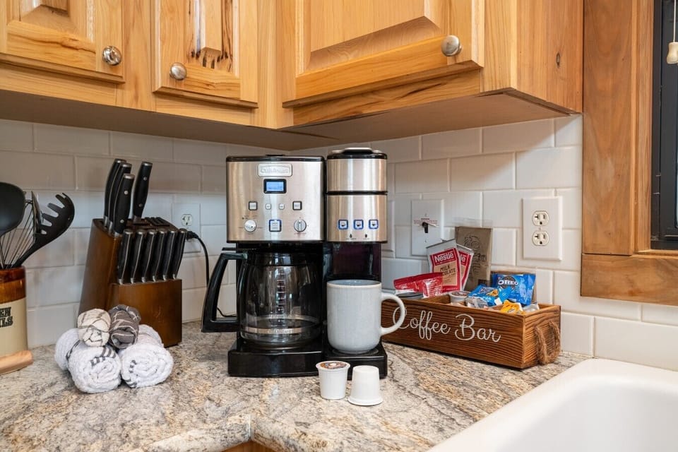 Coffee Station, Keurig dual with K-cups and Carafe coffee maker