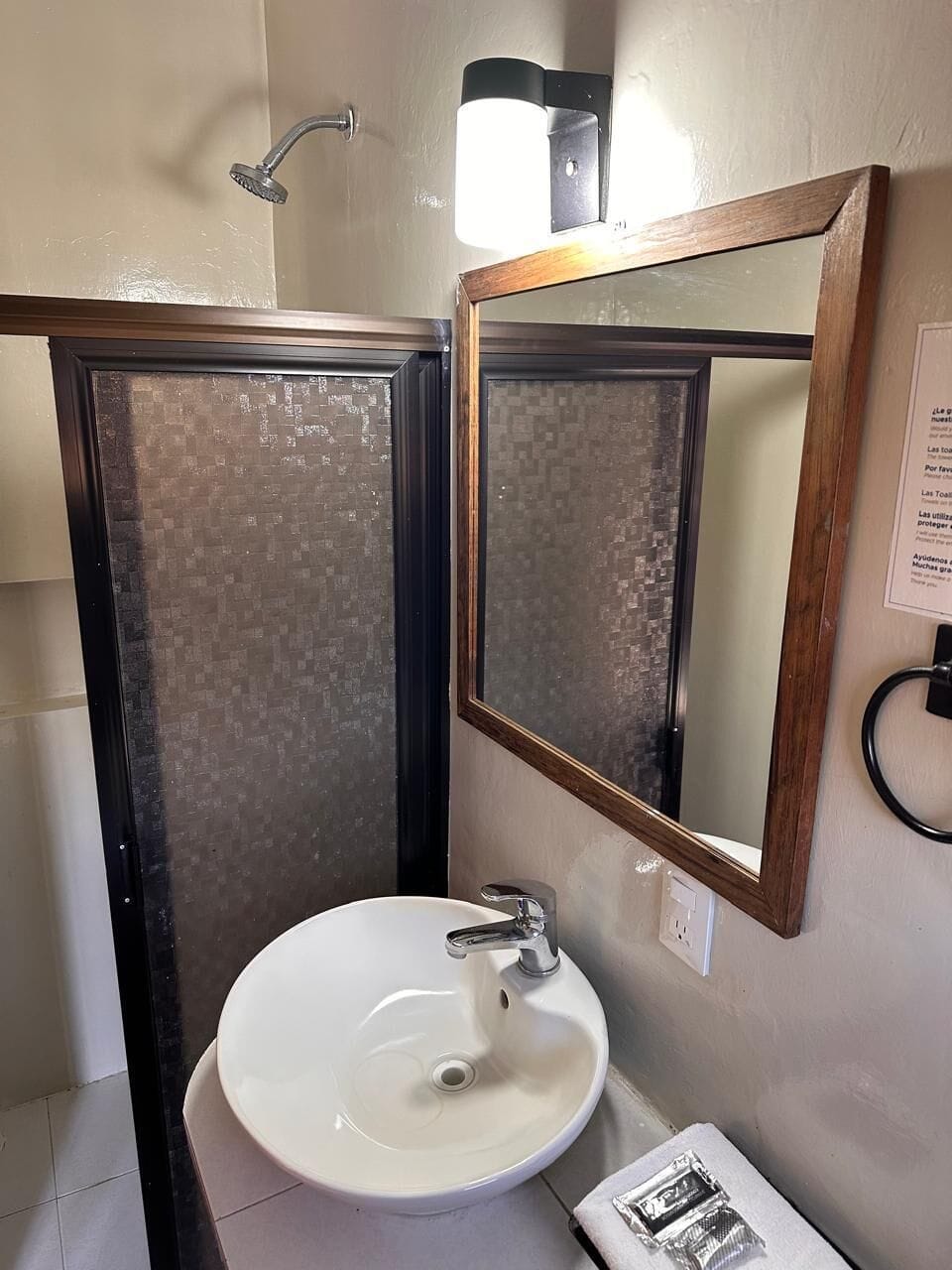 Family Quadruple Room | Bathroom | Shower, rainfall showerhead, hair dryer (on request), towels