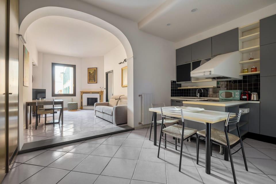 Apartment | Living area | 30-inch flat-screen TV with digital channels