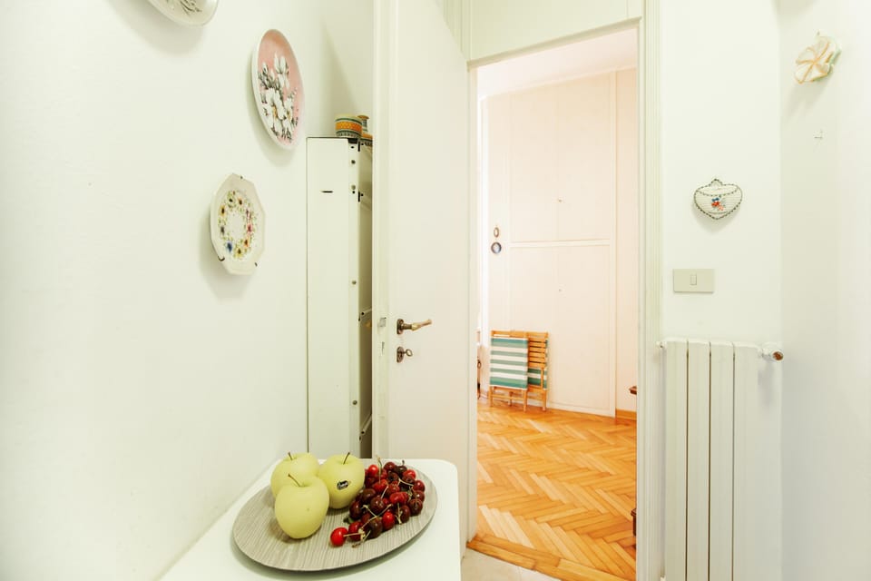 Apartment | Living area | 30-inch flat-screen TV with digital channels