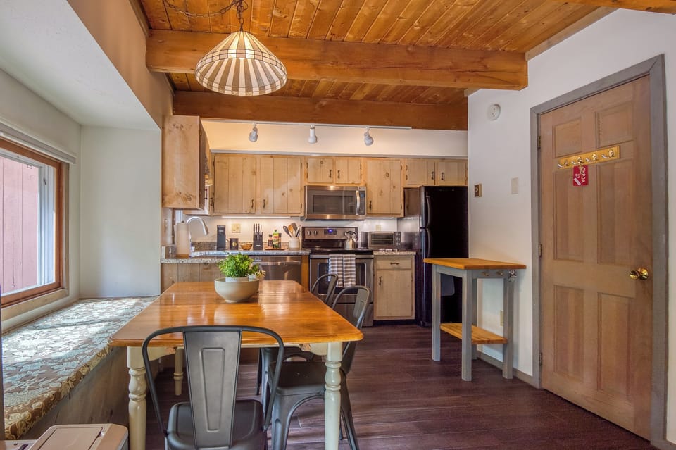 Dining and kitchen