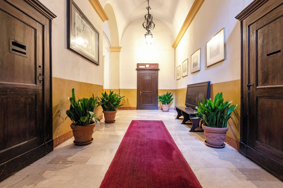 Interior entrance