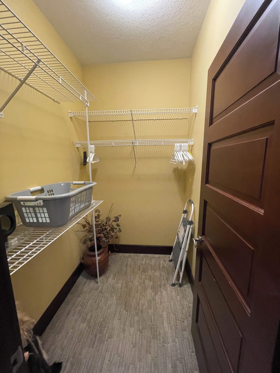Primary suite walk-in closet