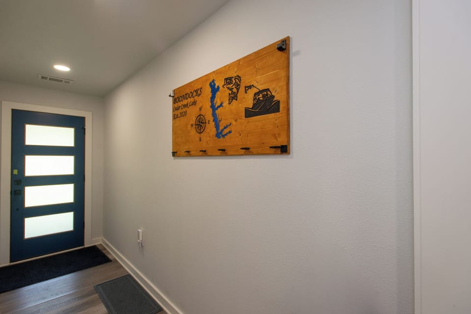The entryway to this beautiful home.