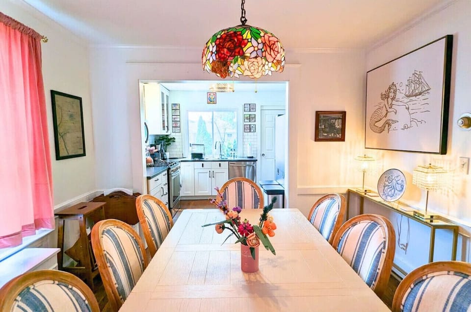 The well appointed kitchen opens into the formal dining room, making it easy to socialize while you cook.