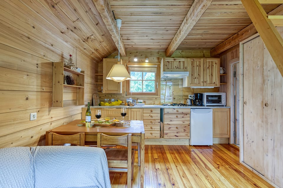 Kitchen and dining area