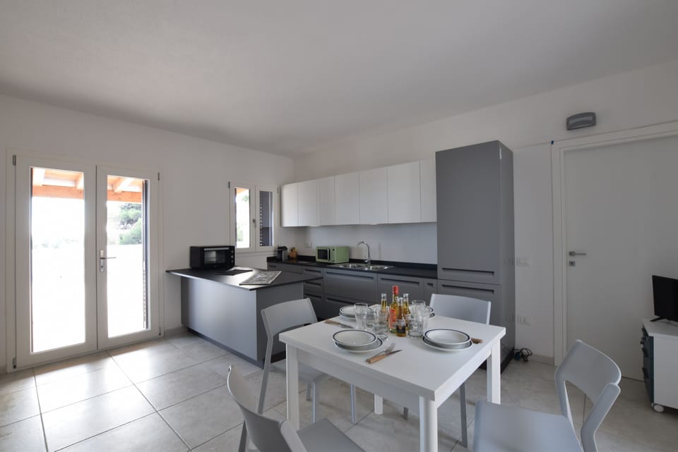 Villa, Sea View | Private kitchen | Full-size fridge, microwave, oven, dishwasher