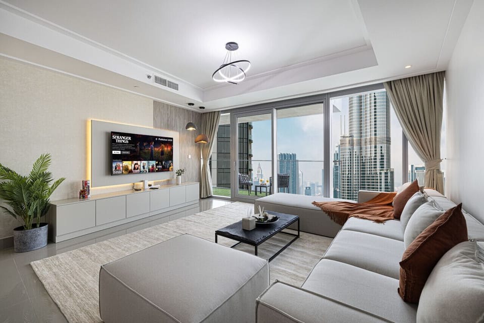 Relax and stream your favorites on the Smart TV