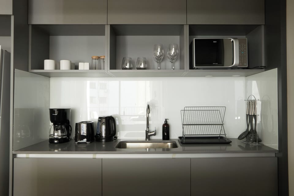 Loft (2D) | Private kitchen | Fridge, microwave, oven, toaster