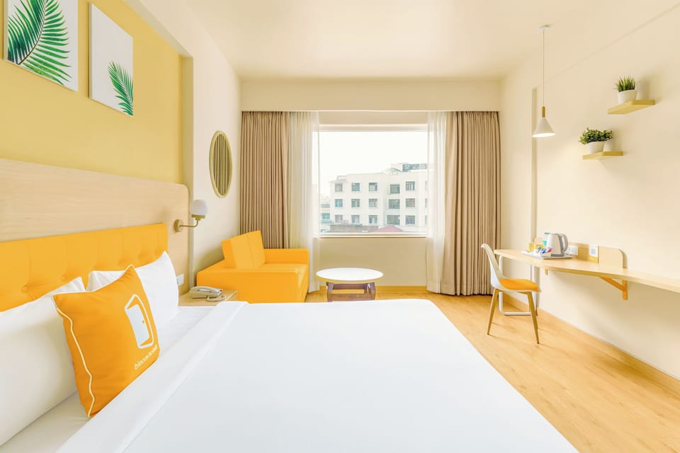 In-room safe, desk, laptop workspace, iron/ironing board
