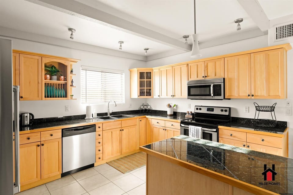 High-end stainless steel appliances