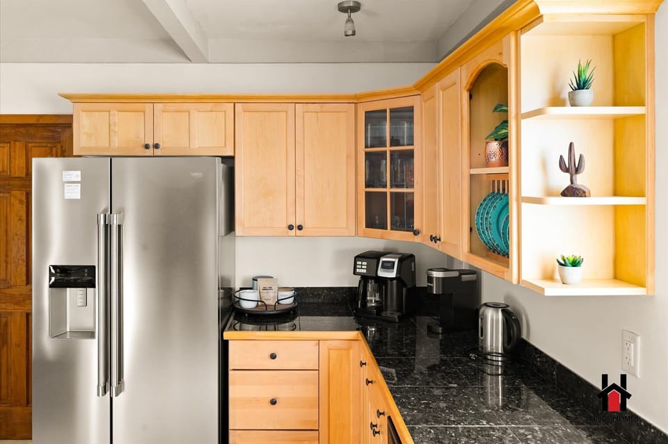 Wake up to a coffee station with drip coffee maker & a Keurig machine