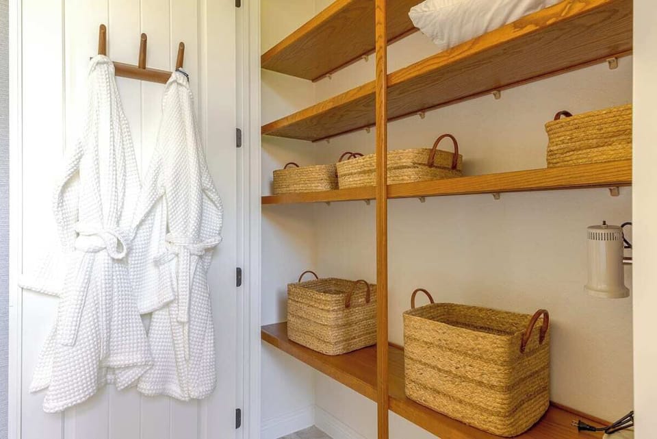 You'll find comfortable his and her robes in both king bedrooms. 
