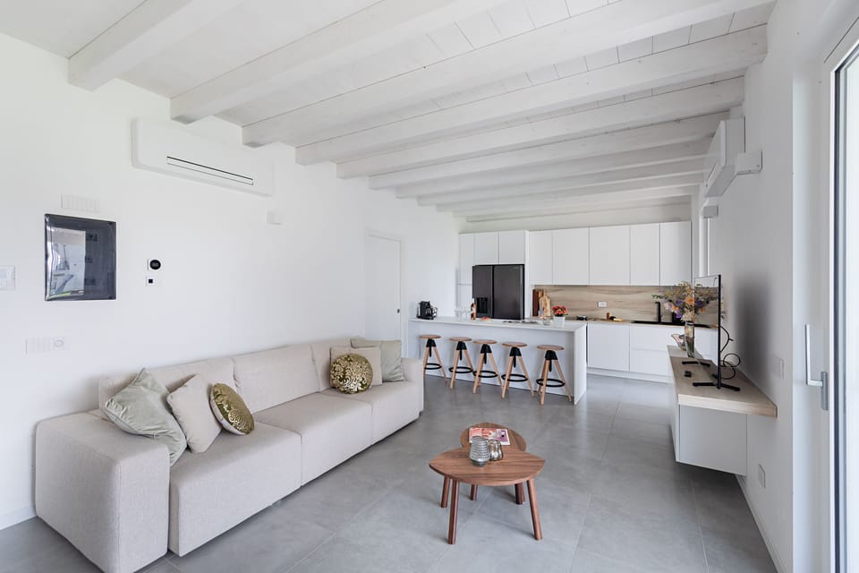 Apartment, Pool View | Living area | 35-inch TV with digital channels