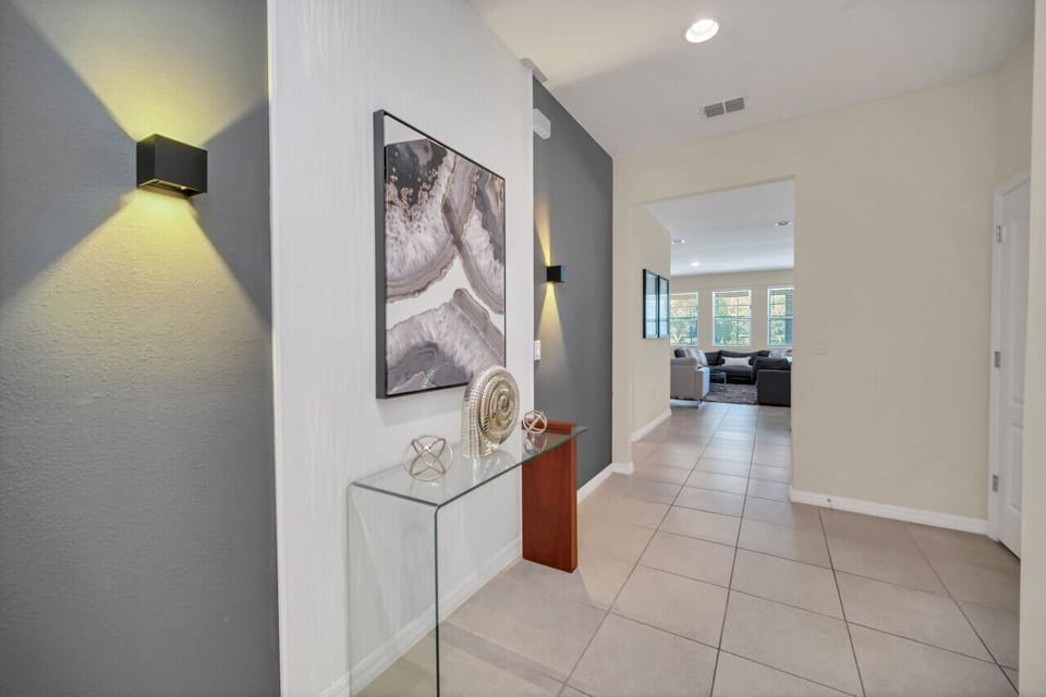 Bright, welcoming hallway that connects every corner of your stay.