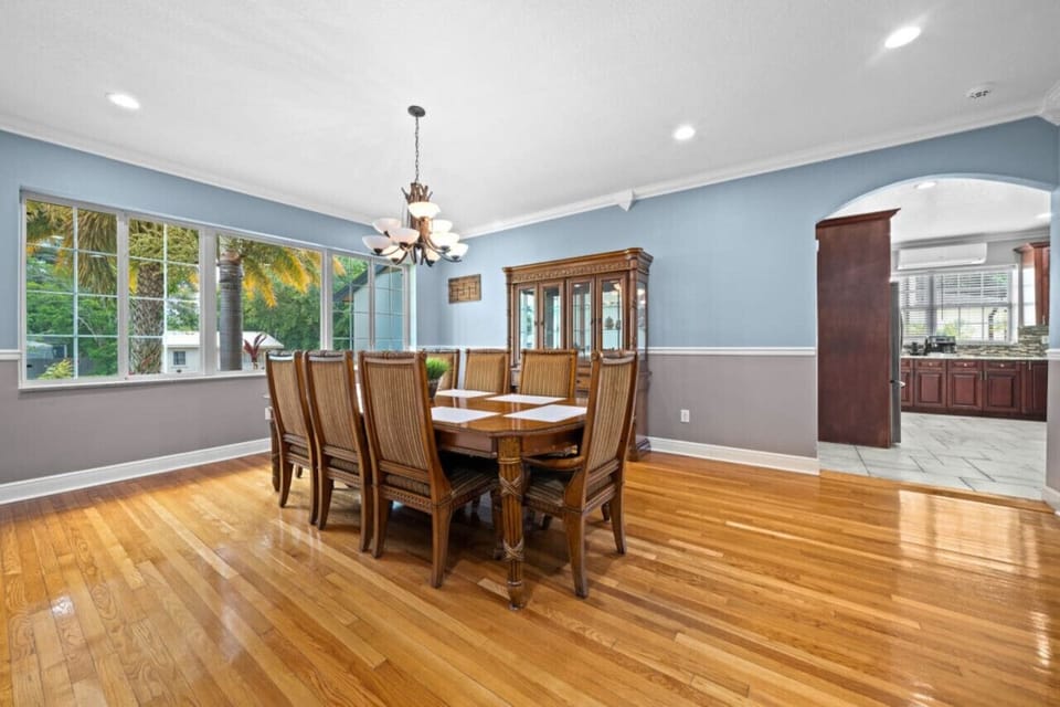 Our spacious dining area is perfect for any occasion.