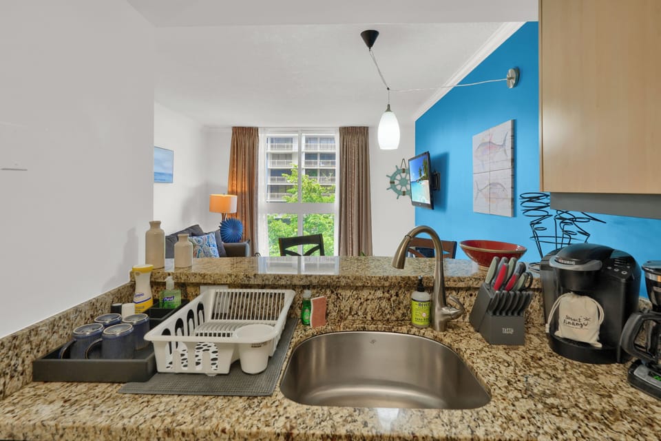 Comfort Condo, 1 King Bed with Sofa bed, Private Bathroom | Private kitchen