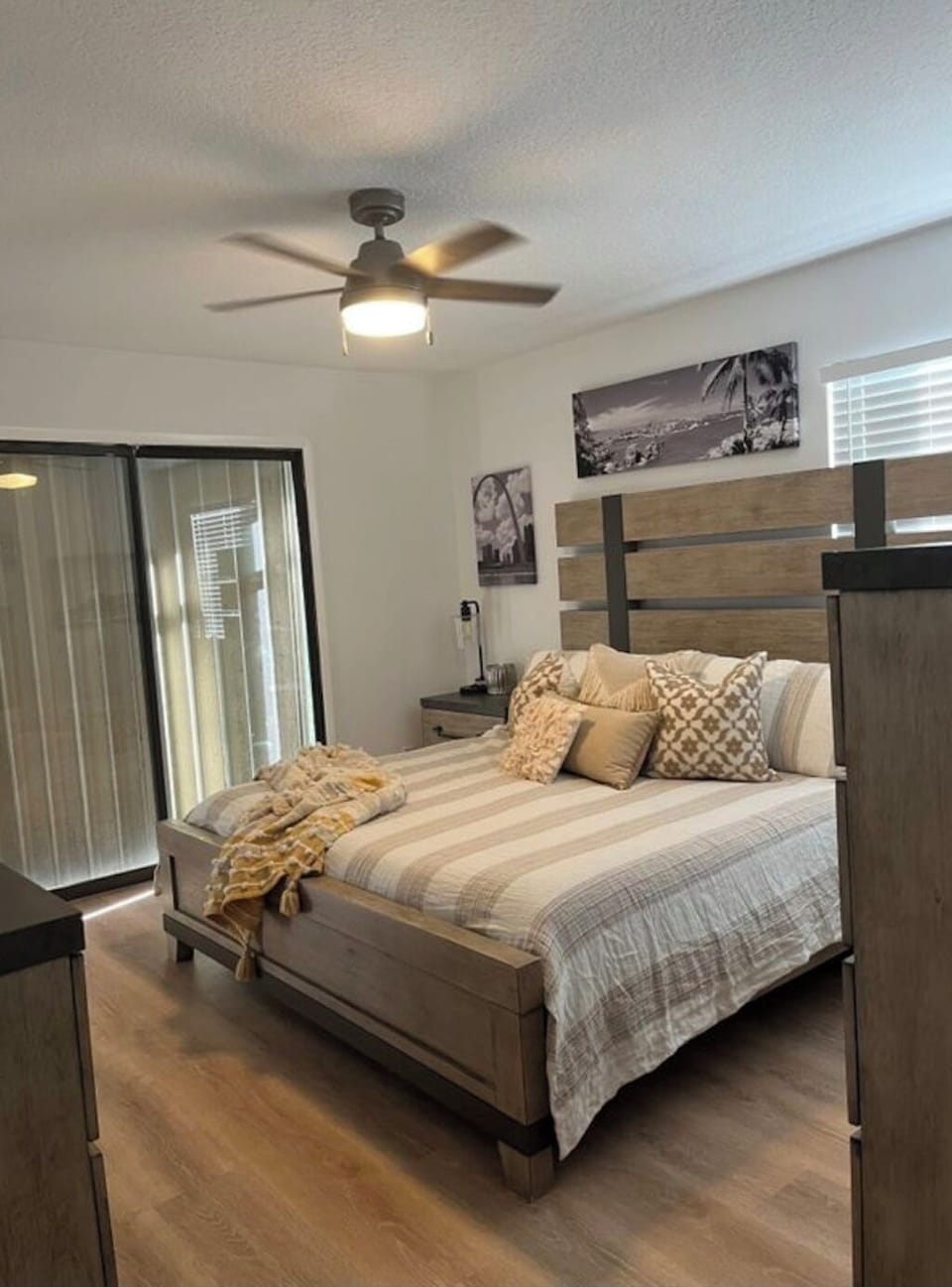 Bedroom #3 Master with King Temper-pedic bed & Smart Tv