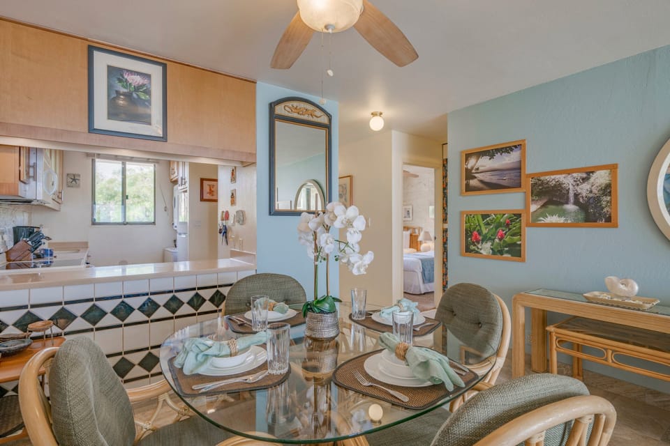 Ample counter space makes meal prepping and entertaining a breeze
