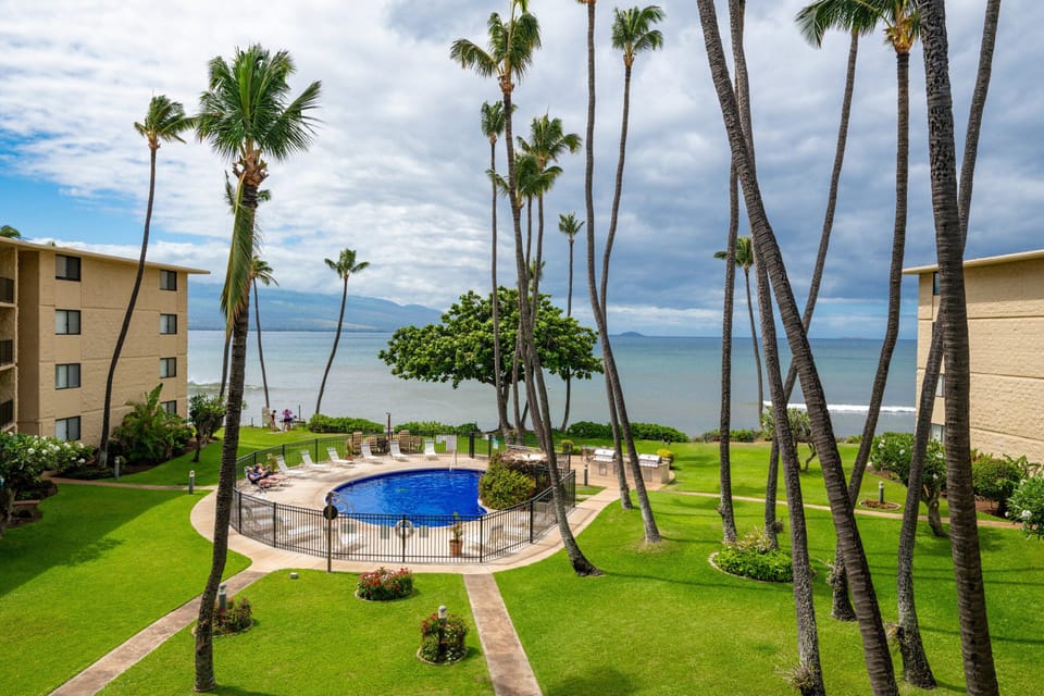 View of pool from Private Lanai