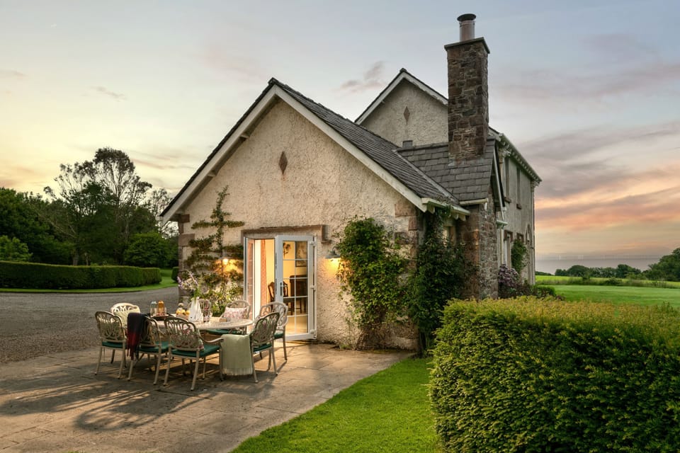 Auchengashell with sea views to the Lake District