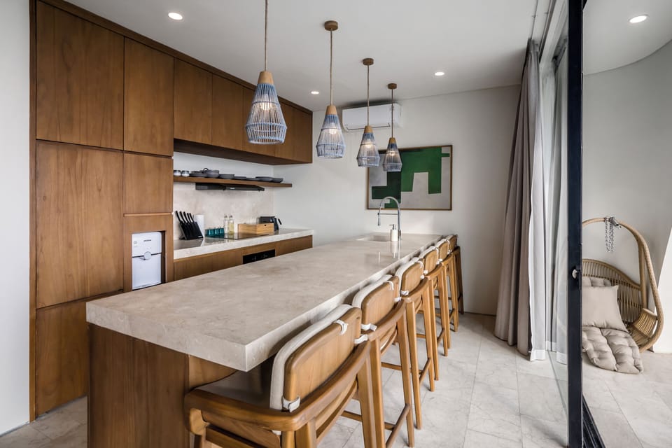 Luxury Villa, 3 Bedrooms, Sauna, Pool View | Private kitchen | Fridge, oven, stovetop, coffee/tea maker