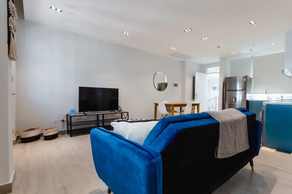 Living room with tv