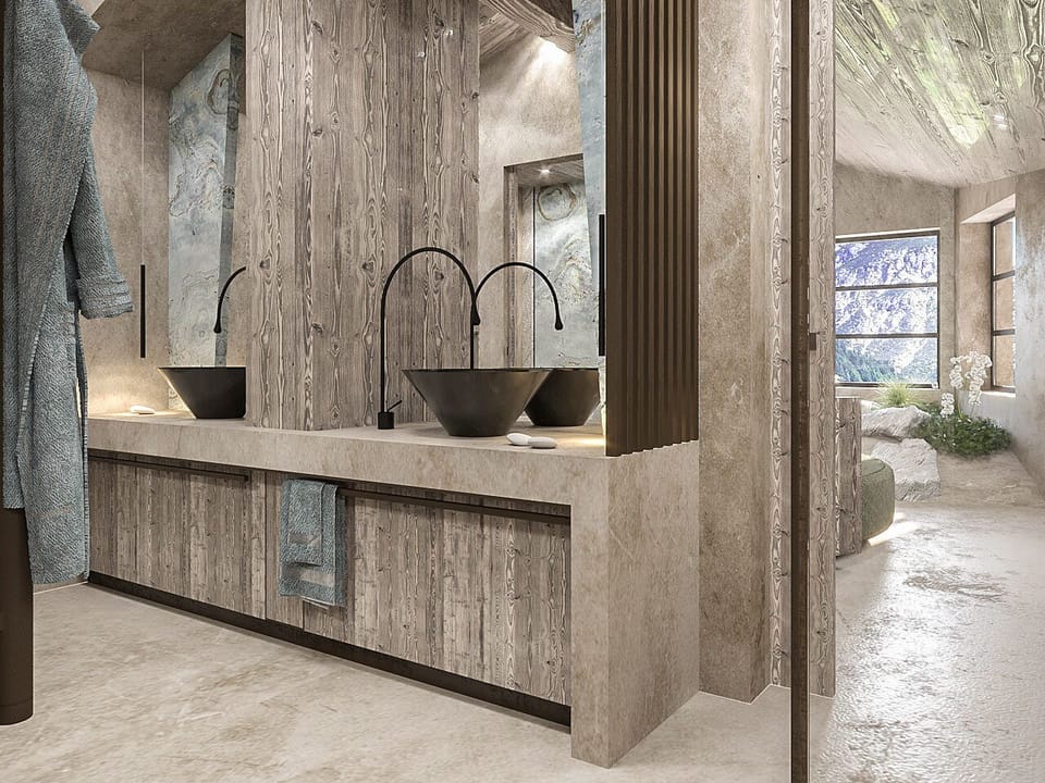 Superior Apartment with Sauna | Bathroom | Hair dryer, bidet, soap, shampoo