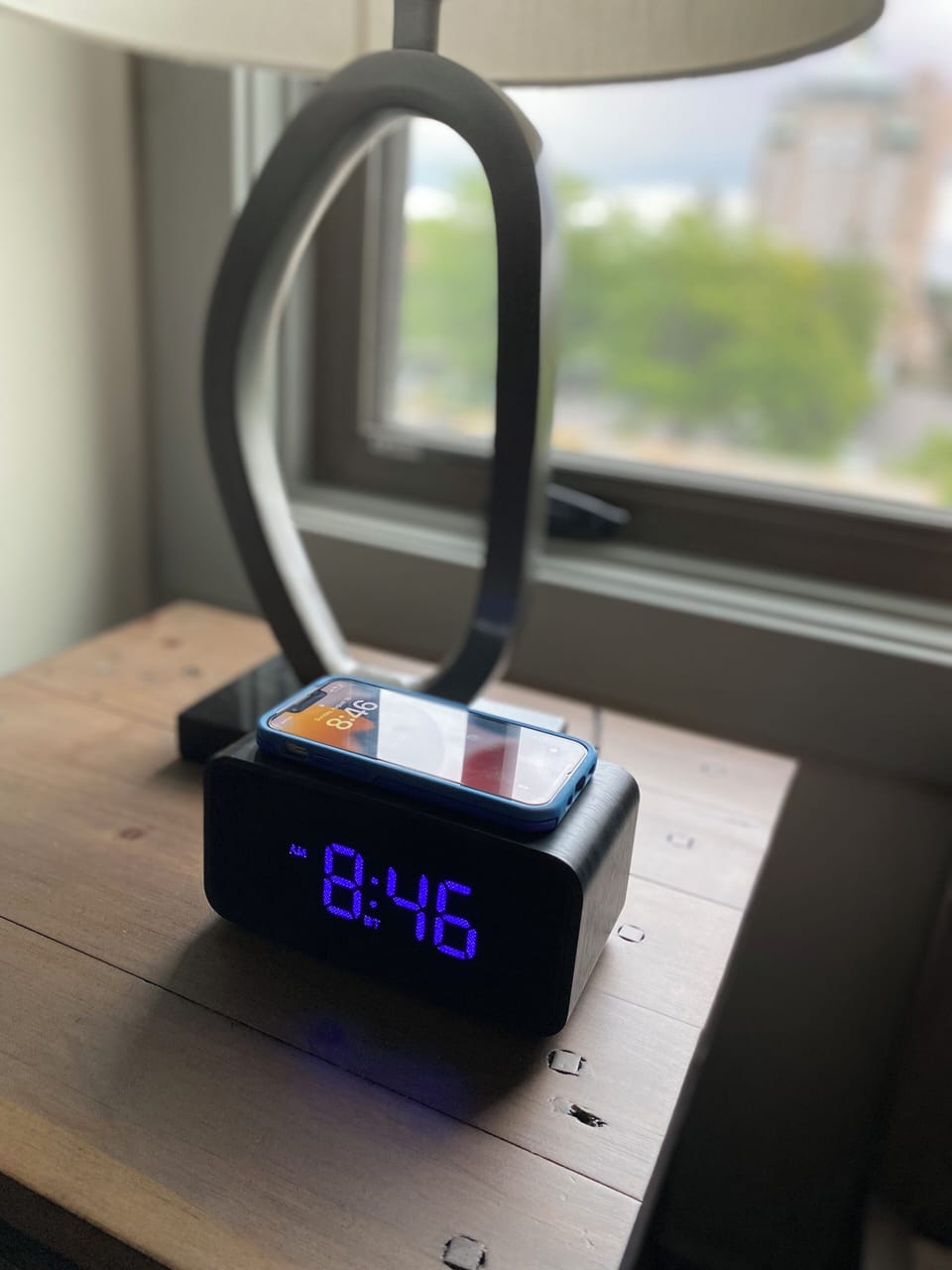 I added (2) 4 in 1 Sound Machine / Phone Charger / Clock / Bluetooth Speakers